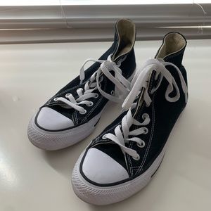 High top black converse